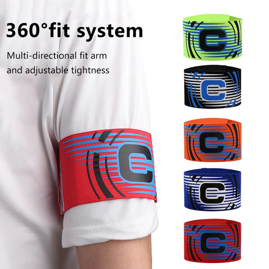 1pcs Football Captain Armband Adjustable Soccer Arm Band