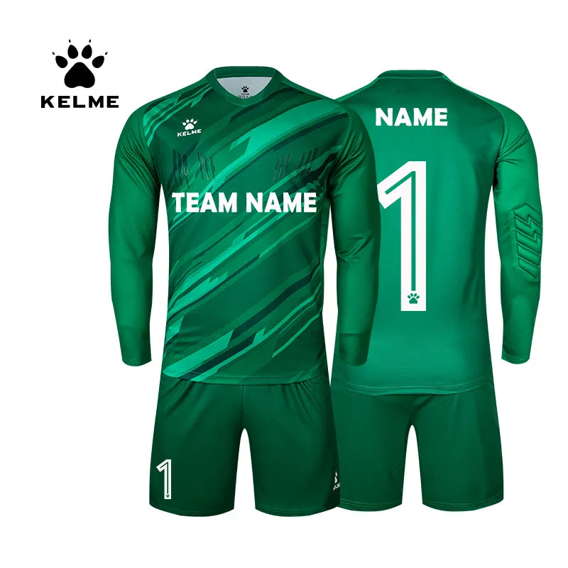 KELME Men Football Jerseys Goalkeeper Jersey Kid Long Sleeve