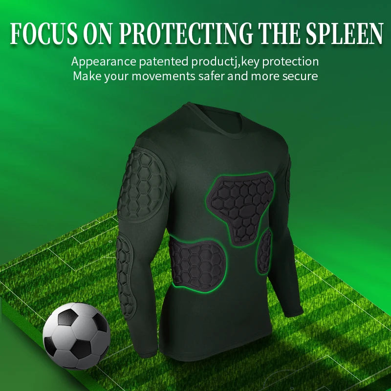 Shinestone goalkeeper uniforms Men's jersey Breathable