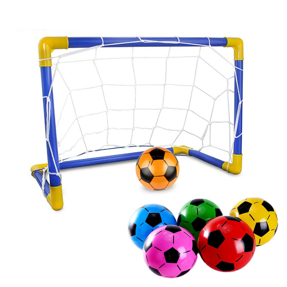 20 cm Kinder-Fußball, mehrfarbig, PVC, aufblasbar