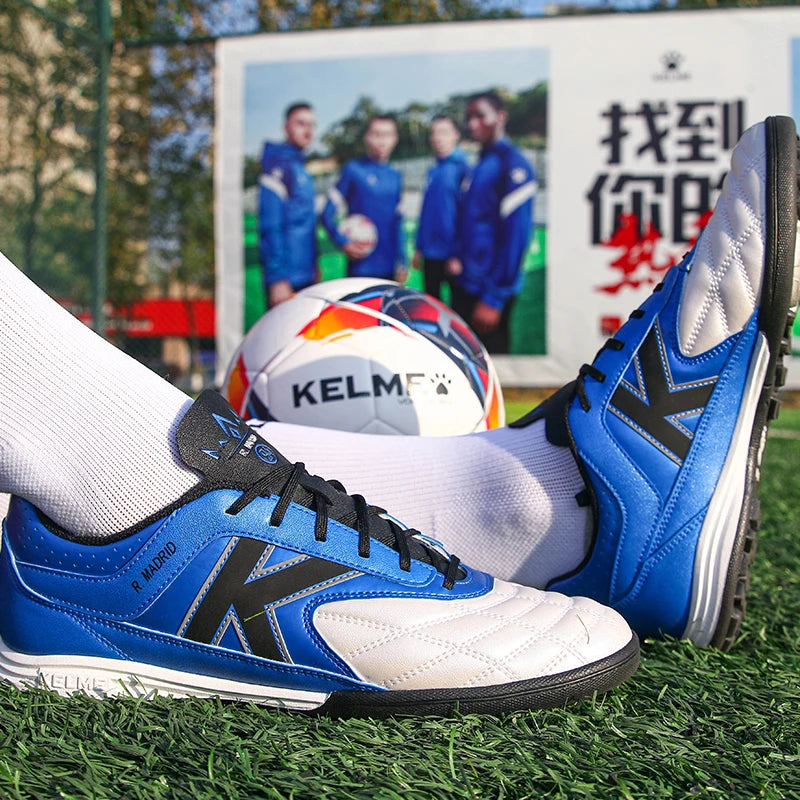 KELME Men Soccer Shoes Anti-Slippery Futsal Kid Football