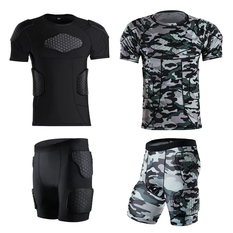 Safety Rugby Padded Shirt Men Soccer Goalkeeper