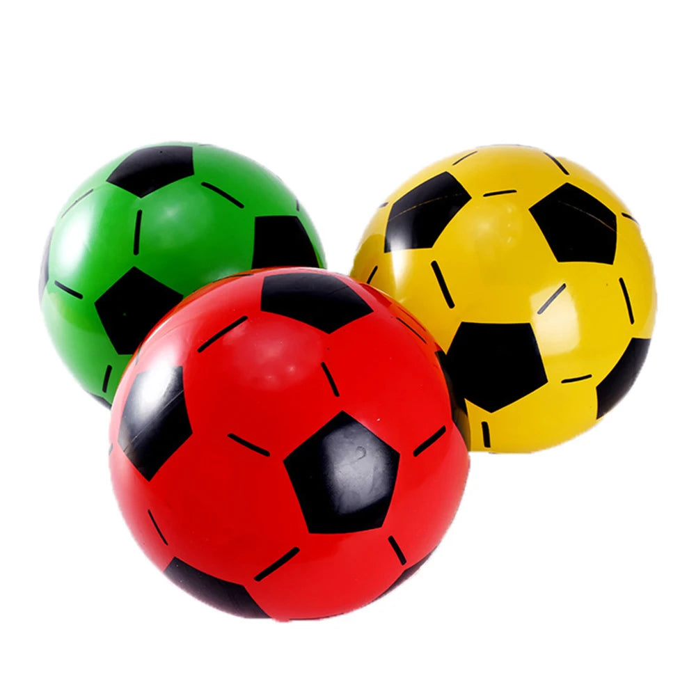 20 cm Kinder-Fußball, mehrfarbig, PVC, aufblasbar