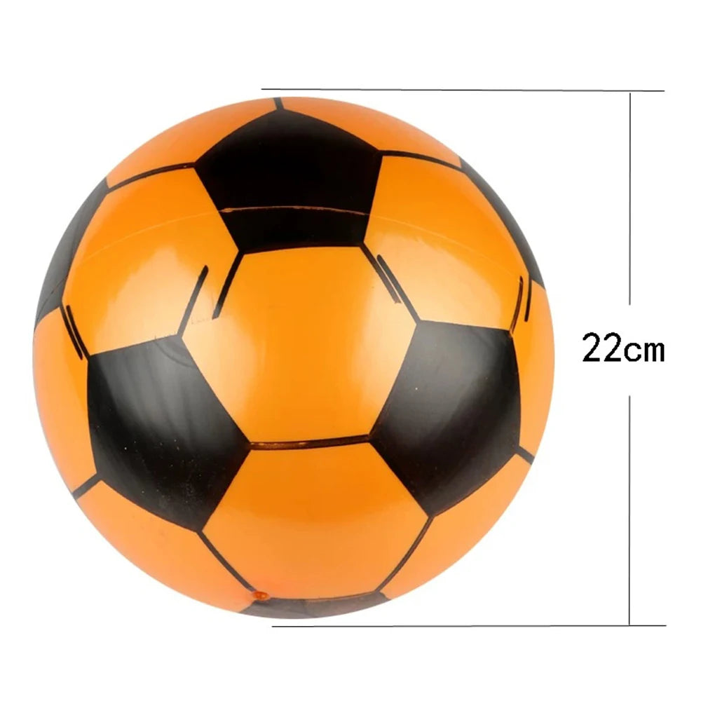 20 cm Kinder-Fußball, mehrfarbig, PVC, aufblasbar