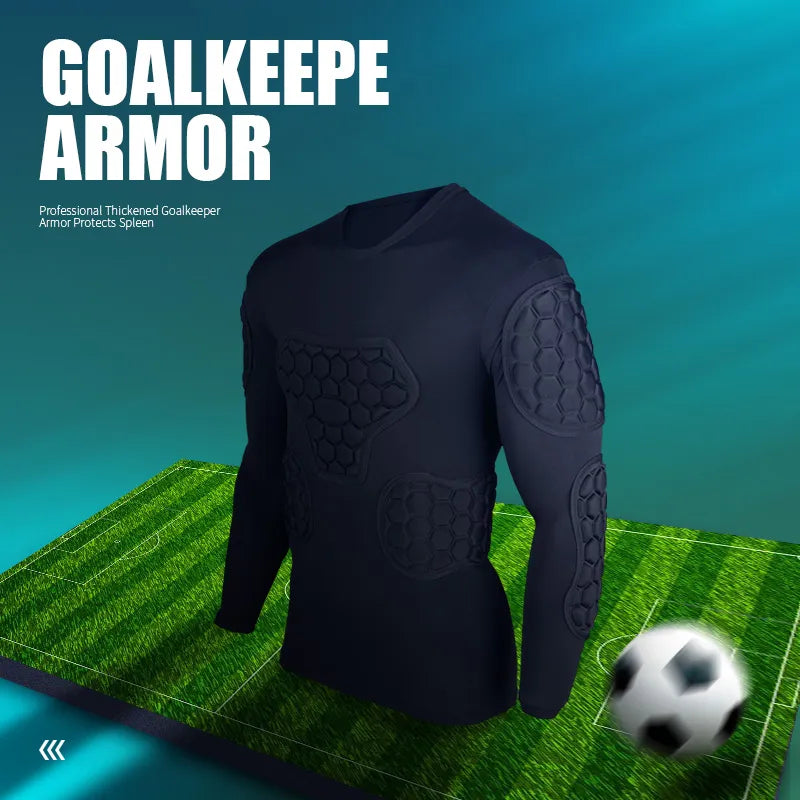 Professional goalkeeper armor uniforms football goalkeeper jerseys