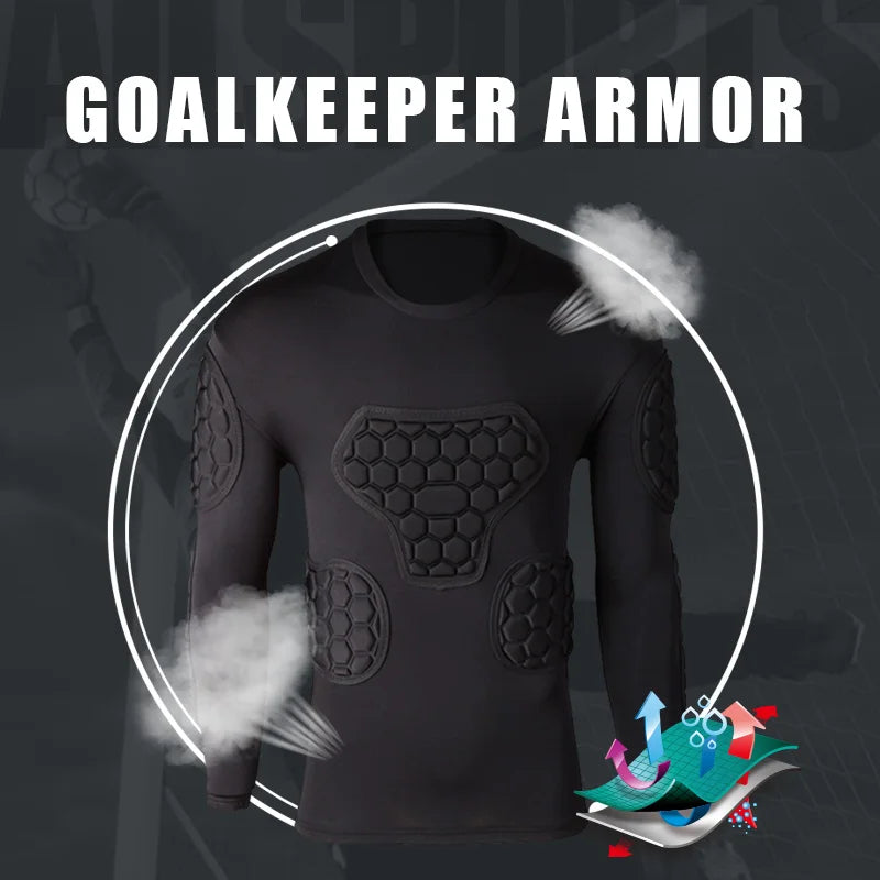 Shinestone goalkeeper uniforms Men's jersey Breathable