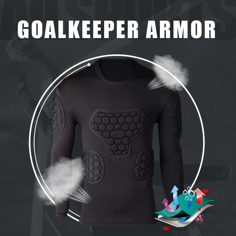 Professional goalkeeper armor uniforms football goalkeeper jerseys