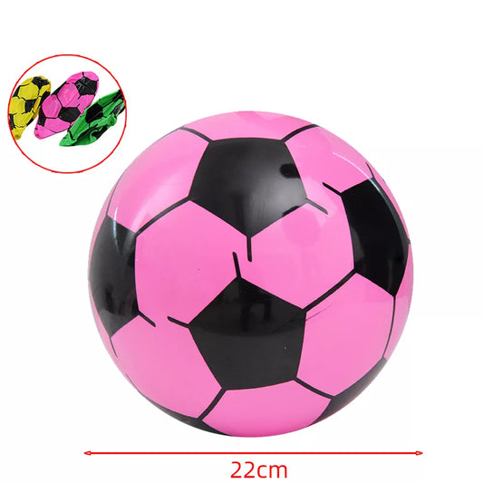 20 cm Kinder-Fußball, mehrfarbig, PVC, aufblasbar