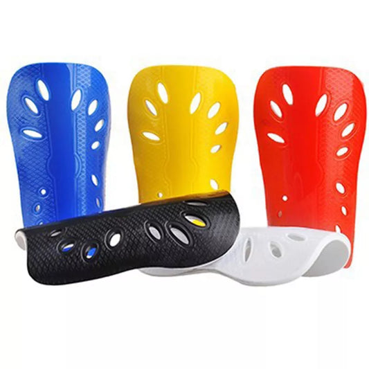 1 Pair Football Shin Pads Plastic Soccer Guards Leg Protector