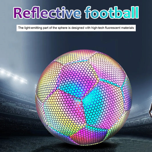 4/5 Size Reflective Soccer Balls Football Accessories Ball Soccer