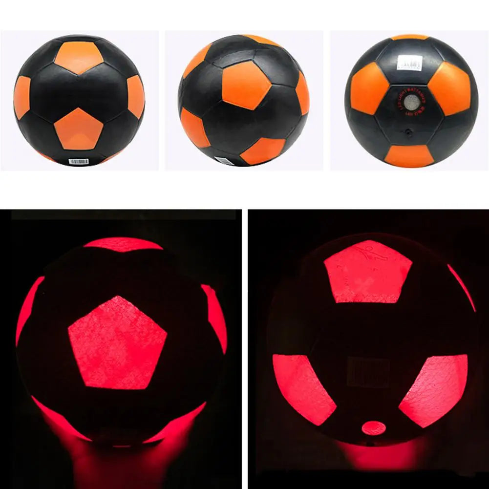 LED Glowing Football Glow In The Dark Soccer Ball LED