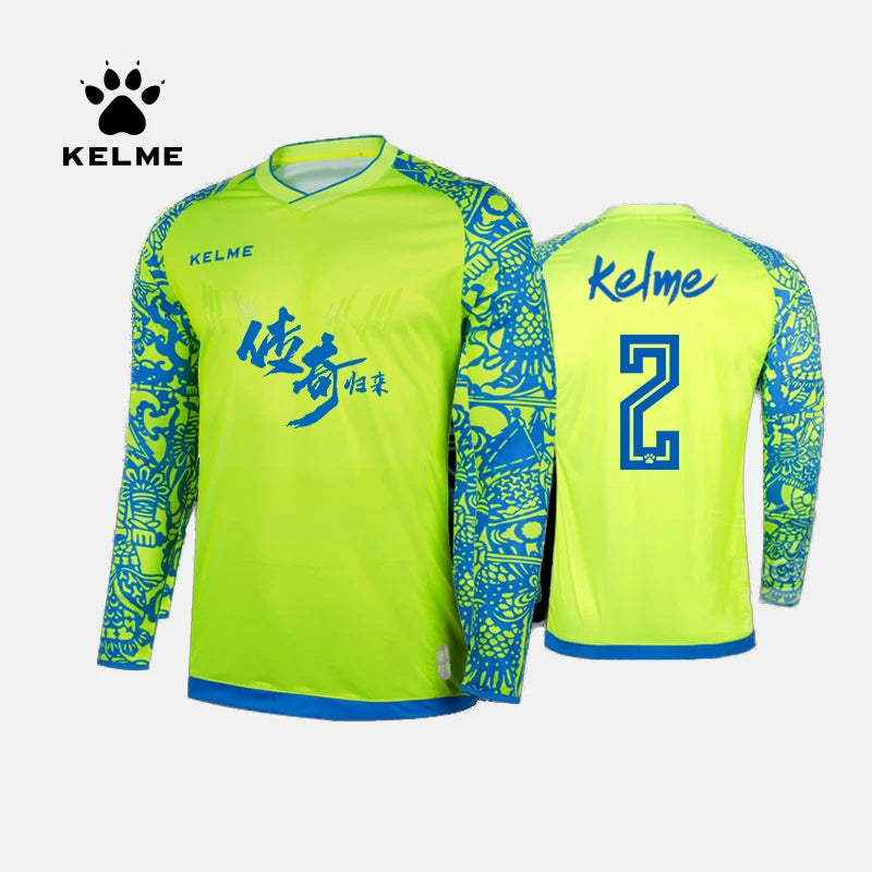 KELME Child Goalkeeper Uniforms Kid Soccer Jerseys