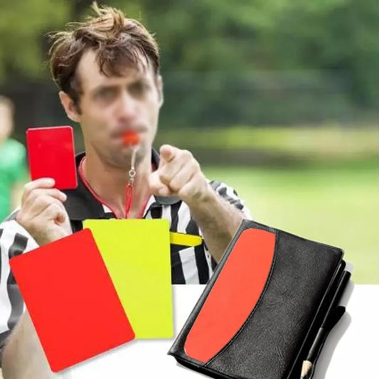 Football Soccer Referee Card Sets Warning Referee