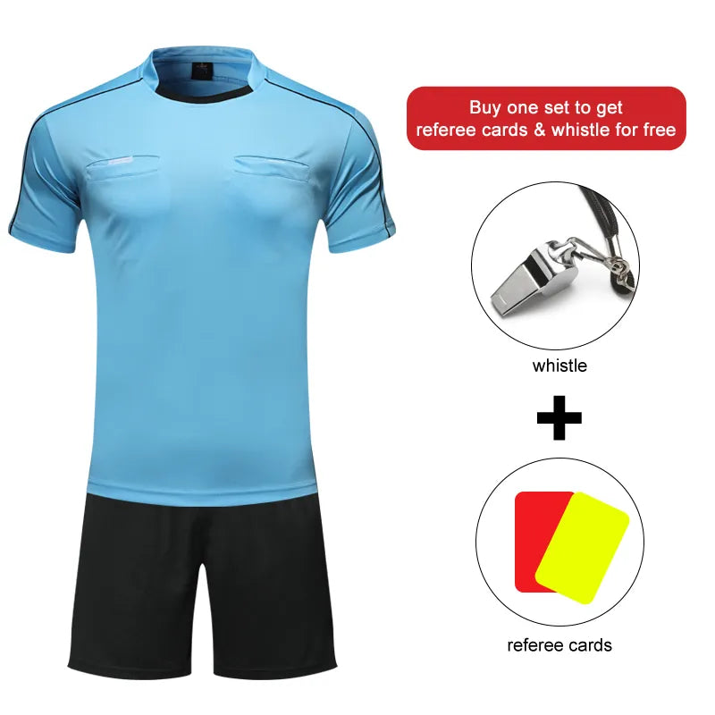 New Customized Mens Football Referee Jerseys  Shirt