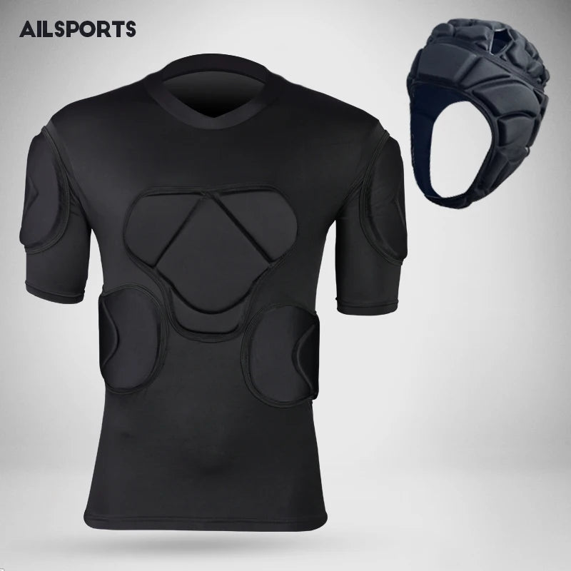 New sports safety protection thicken gear soccer goalkeeper jersey