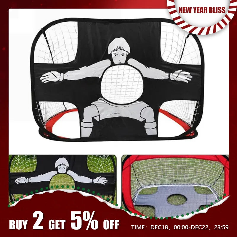 Foldable Football Goal Nylon Soccer Goal Kids and Adults