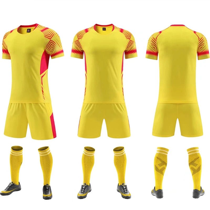 New Adult Kids Soccer Jersey survetement Football Kit