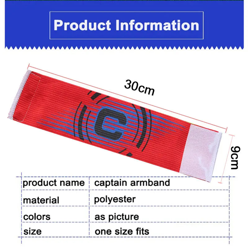 Adjustable Soccer Team Captain C Armband