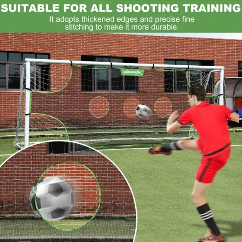 Football Target Net 1/3/5 Hole Detachable Soccer Goal Training