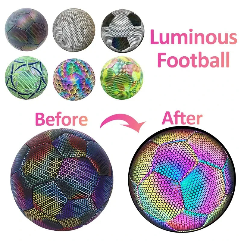 Luminous Glowing Soccer Ball Size 5 Night Glowing Soccer