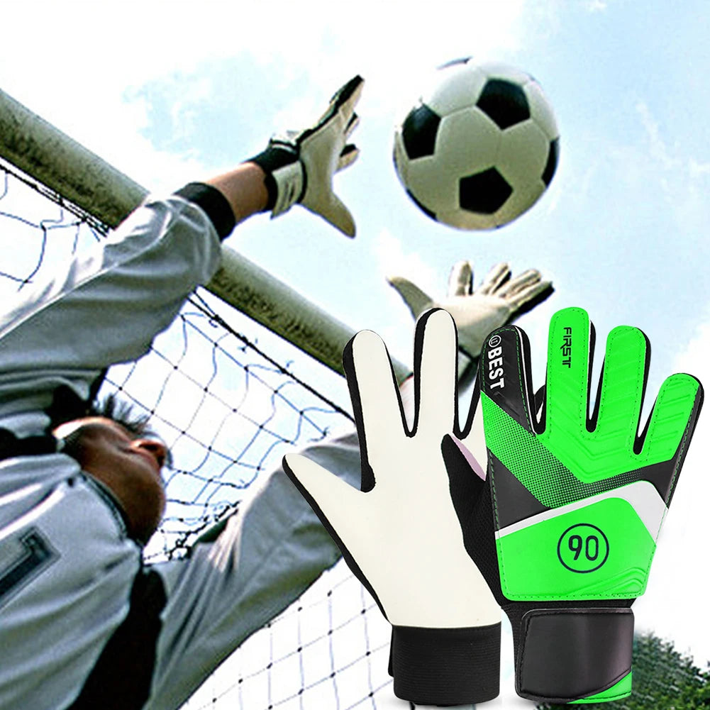 1 Pair Children Anti-Slip Glove Goalkeeper Gloves