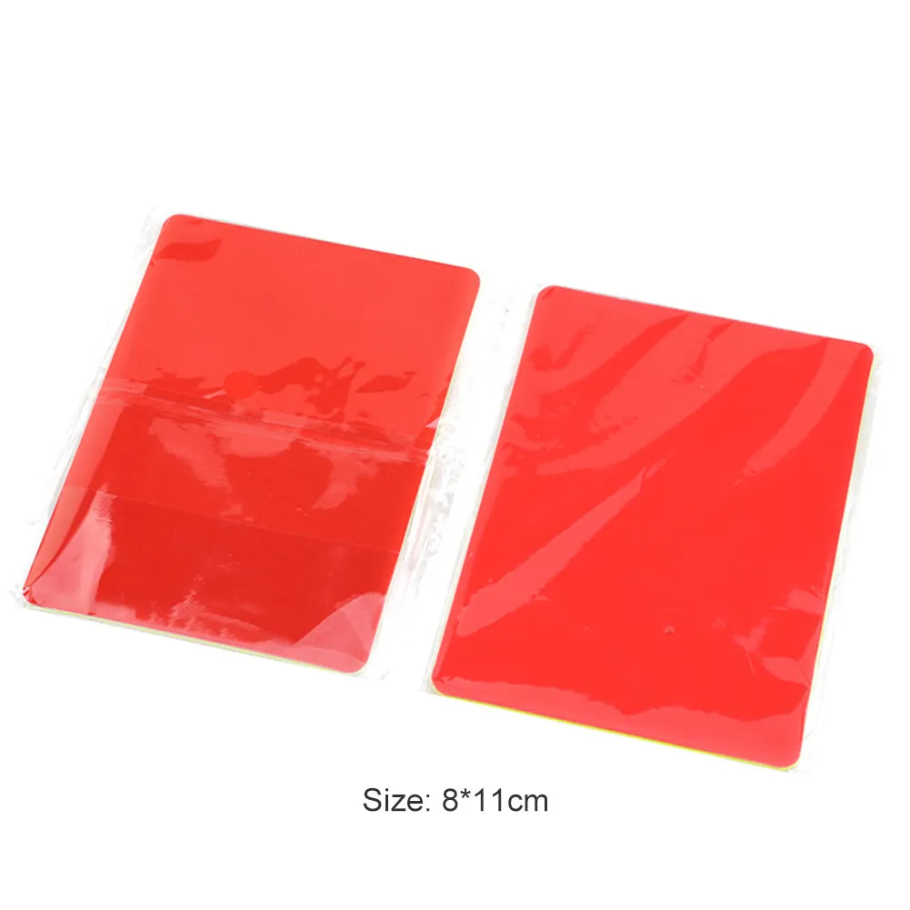 20-100pcs Soccer Referee Cards Red Card and Yellow Card Tool