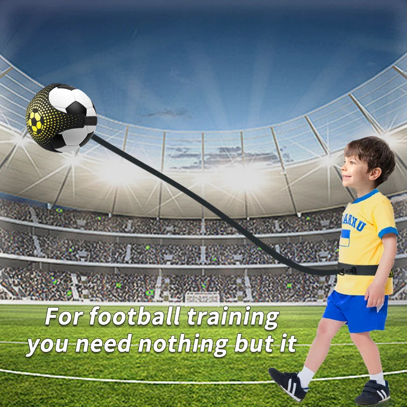 Football Kick Throw Solo Practice Training Aid