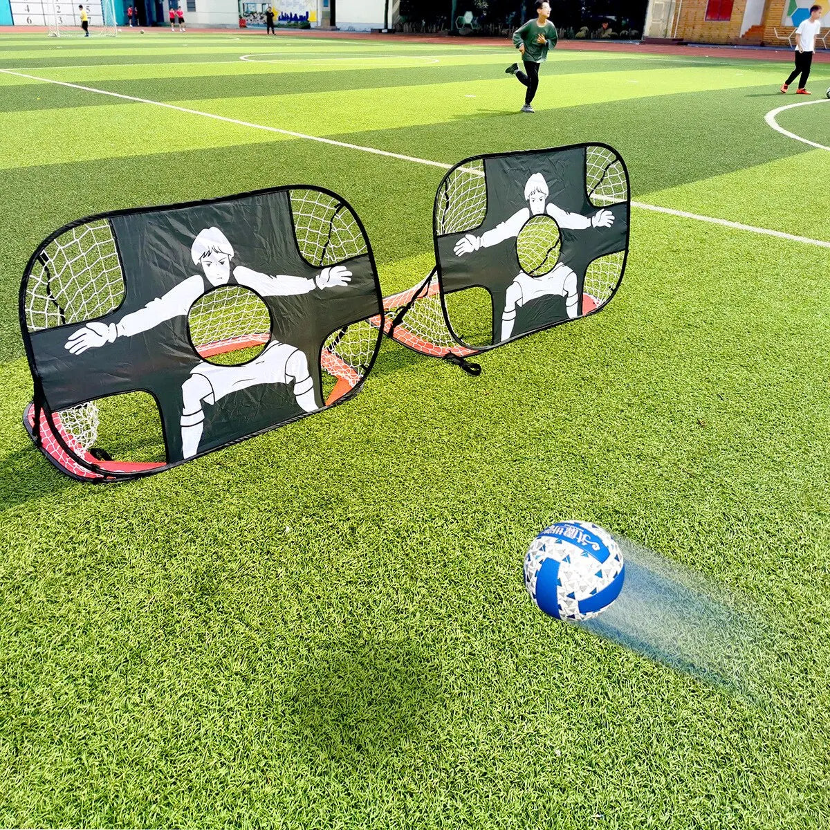 Foldable Football Goal Nylon Soccer Goal Kids and Adults