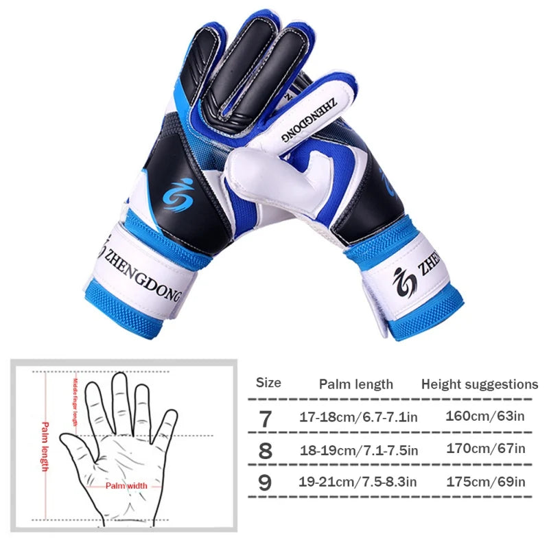 Soccer Wear-Resistant Latex Finger Gloves Football Goalkeeper