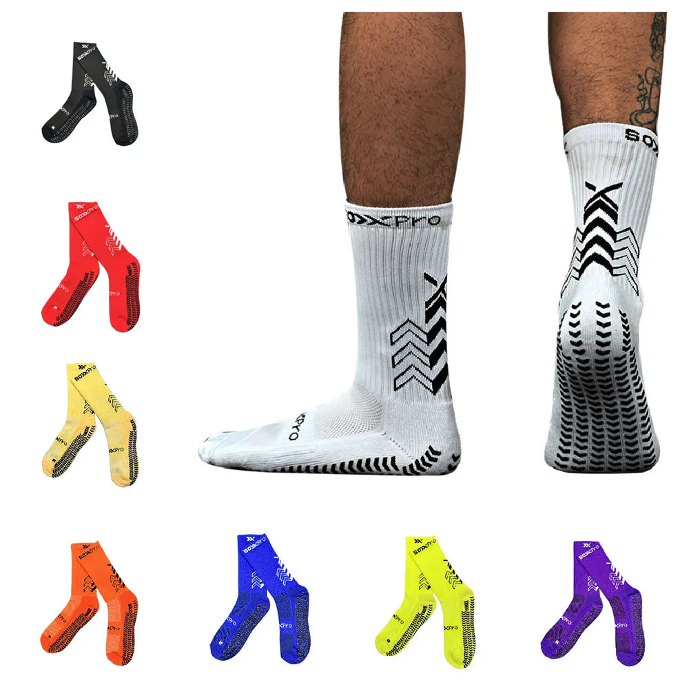 Men's Long and short Football Socks towel Non-slip Soccer