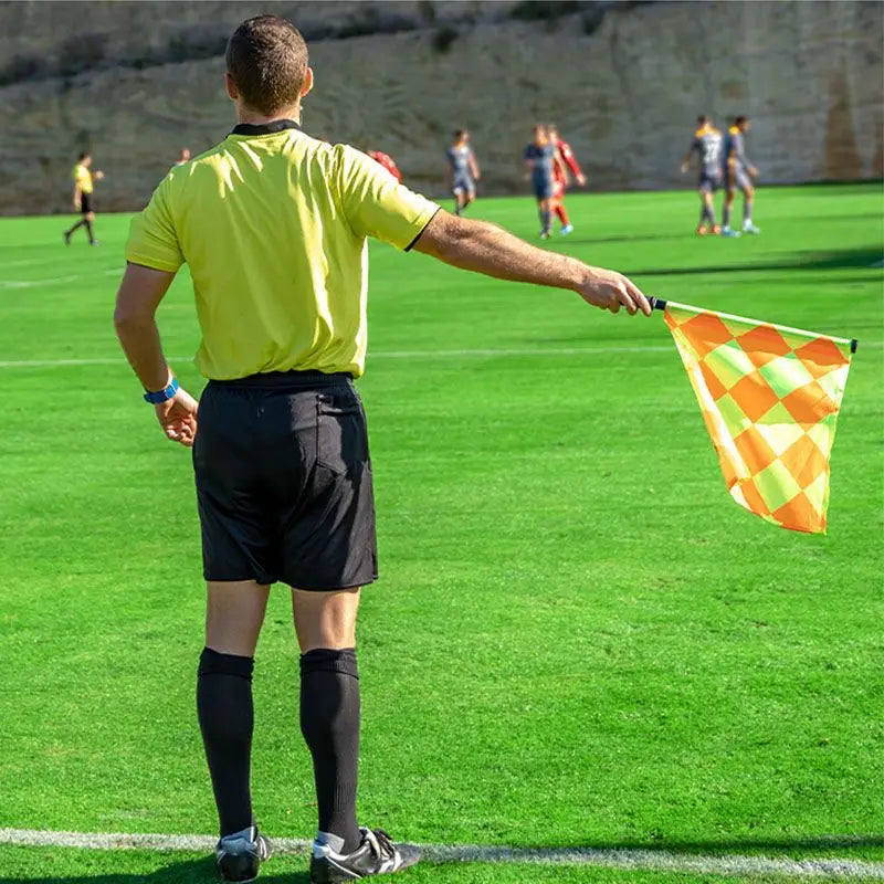 Soccer Referee Flag The Competition Fair Play Sports Match