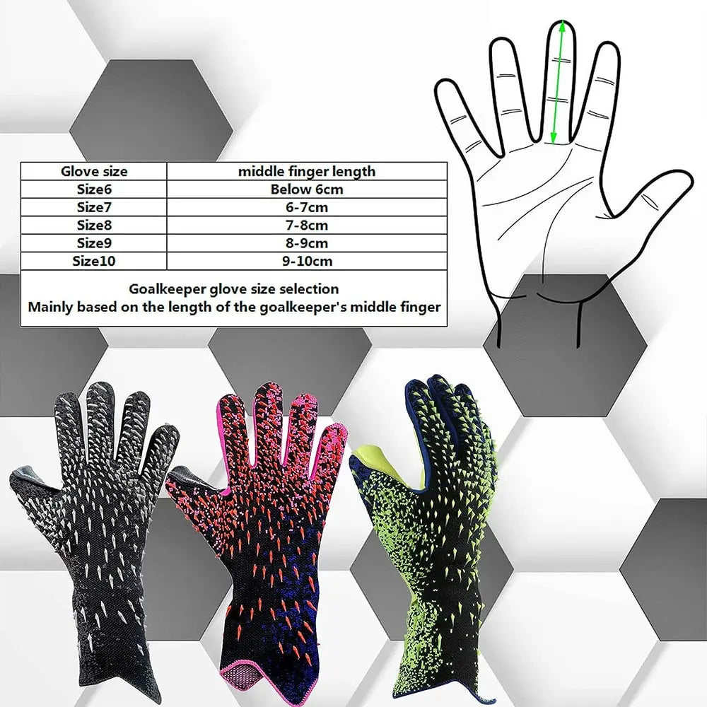 Goalkeeper Gloves Strong Grip for Soccer