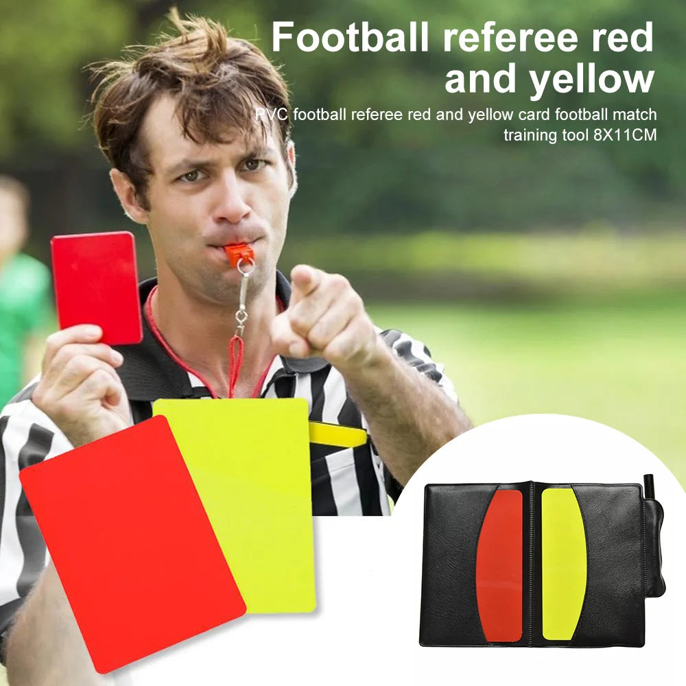 1 Set Football Soccer Referee Card Sets Warning