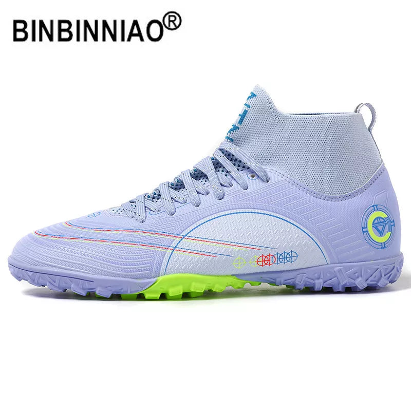 BINBINNIAO Size30-45 Professional Soccer Shoes Men