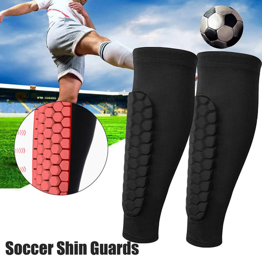 1pc Honeycomb Soccer Shin Guards Football Shields