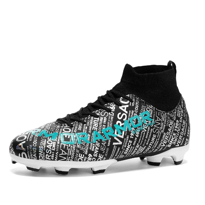 Professional Football Shoes for Women Rubber Cleat Anti-slip