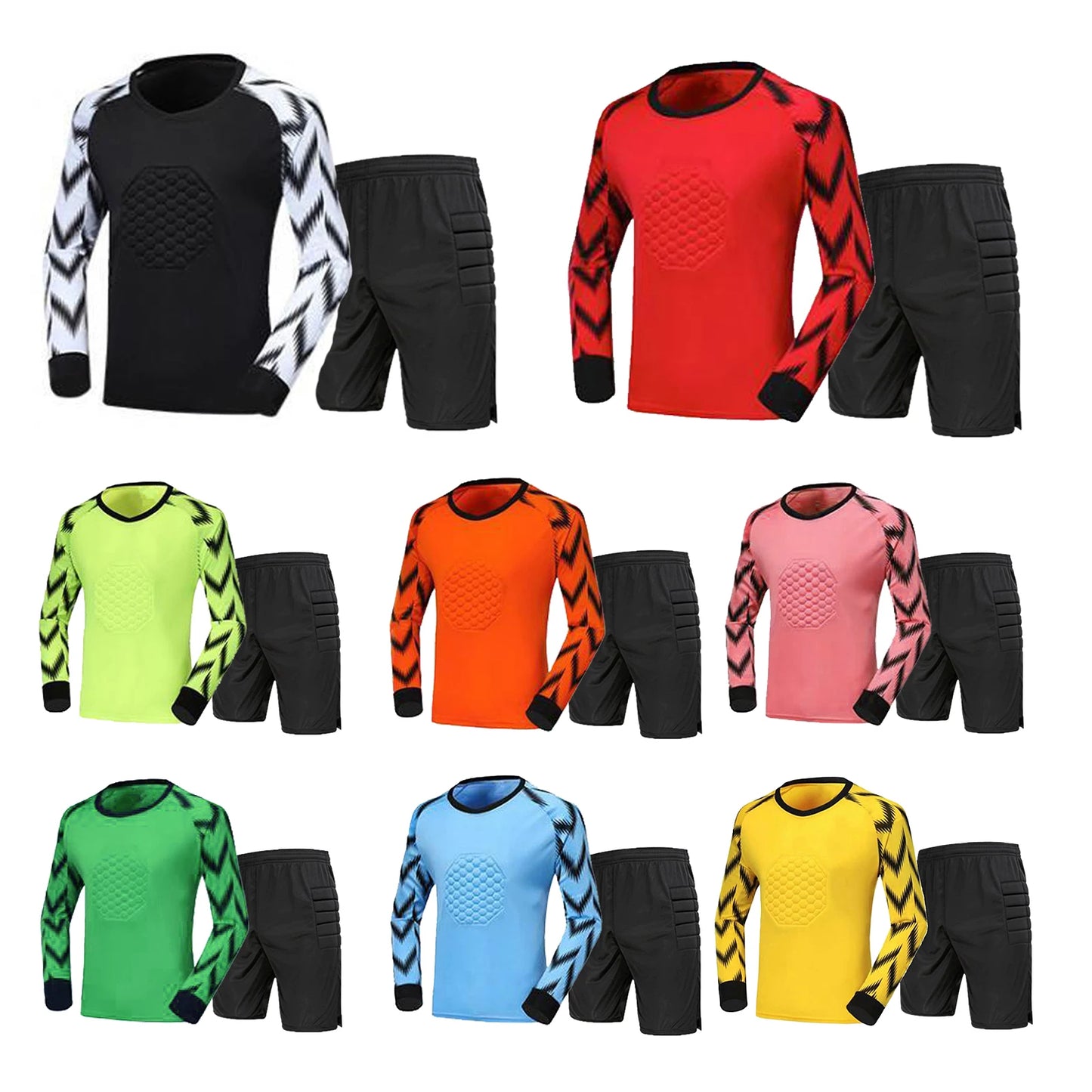 Kids Boys Soccer Goalkeeper Outfit Football