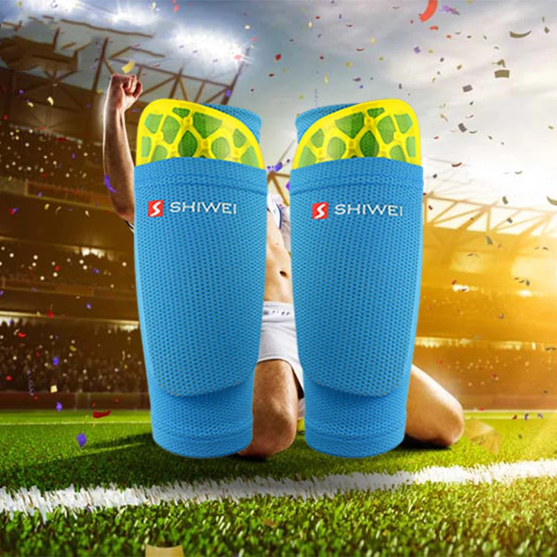 1 Pair Soccer Shin Guard Sleeve Socks Breathable Shin Guard