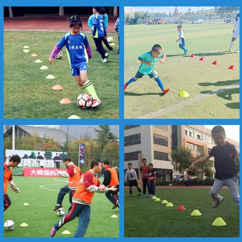 10-teiliges Kegelset Fußball-Trainingsausrüstung für Kid Pro