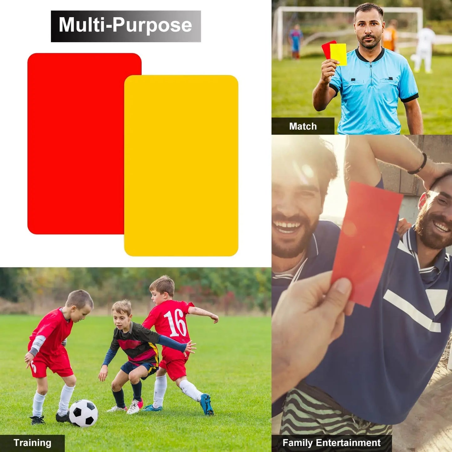 Football Whistle Referee Football Card Set With Pen Notebook