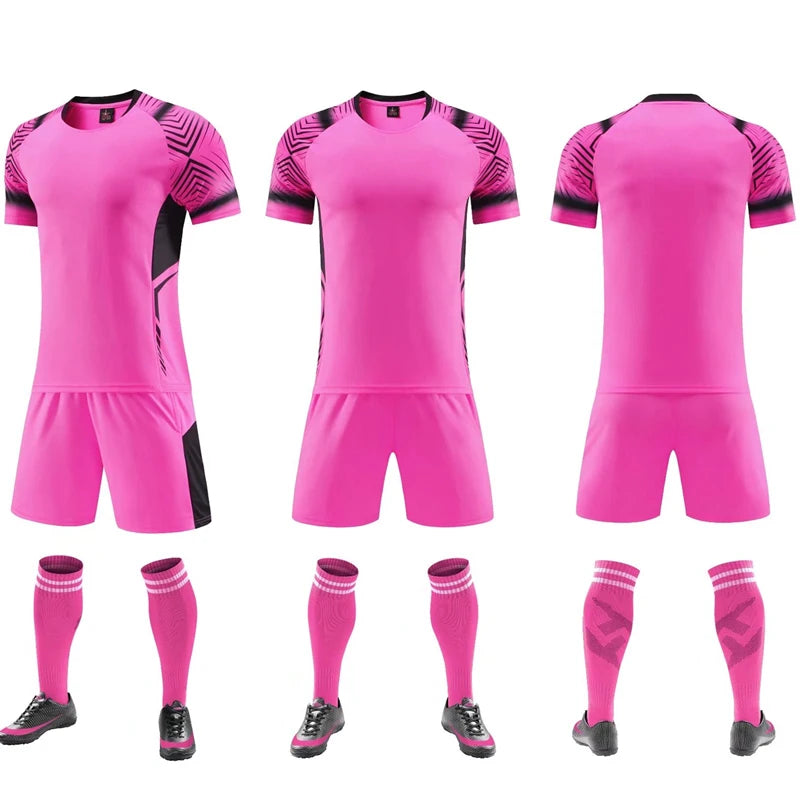 New Adult Kids Soccer Jersey survetement Football Kit