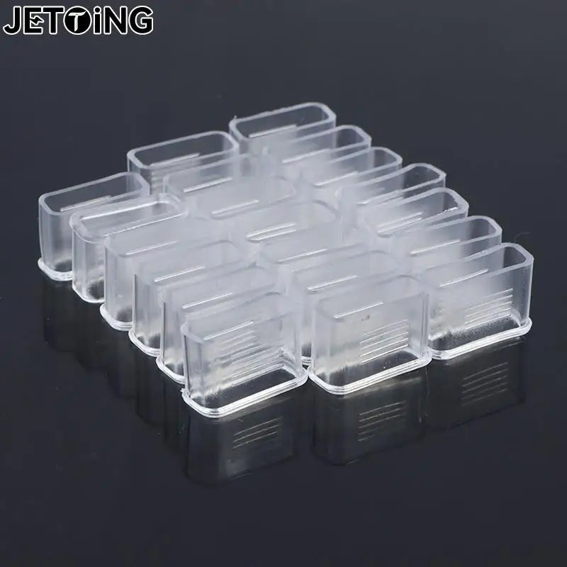 20pcs Referee Whistle Cover Transparent Whistle Cushioned