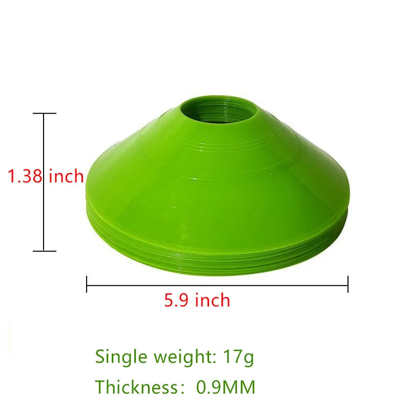 10pcs Cone Set Football Training Equipment for Kid Pro