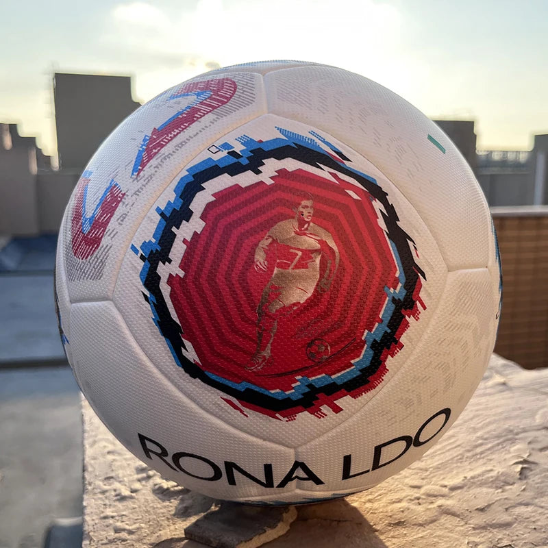 Cristiano Ronaldo CR7 Signature Football Match New Soccer Ball Official Size 5