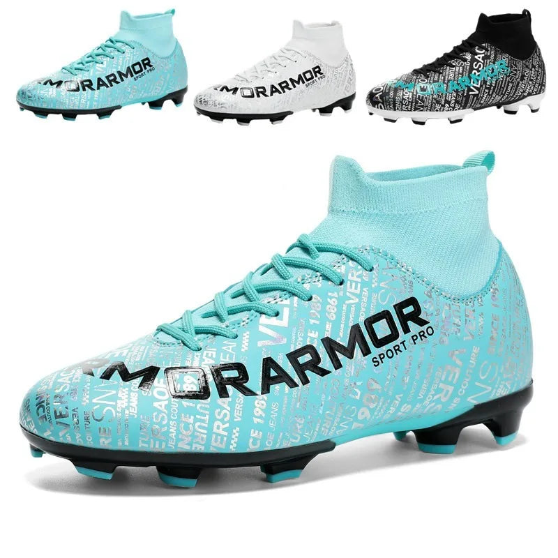 Professional Football Shoes for Women Rubber Cleat Anti-slip