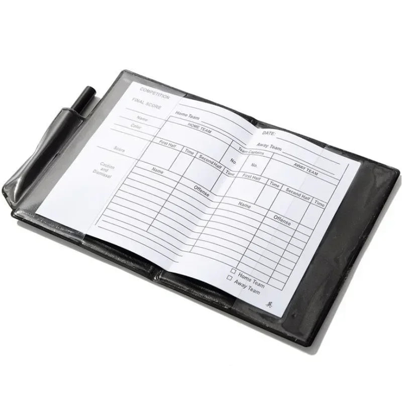 Soccer Referee Card Recording Paper Score Sheets