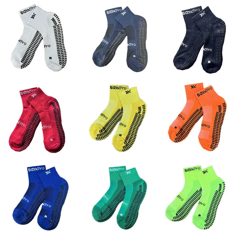 Men's Long and short Football Socks towel Non-slip Soccer