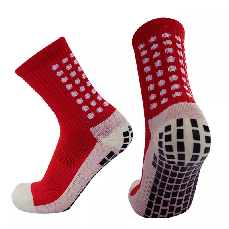 New Anti-slip Soccer Socks Men Women Outdoor Sport Grip