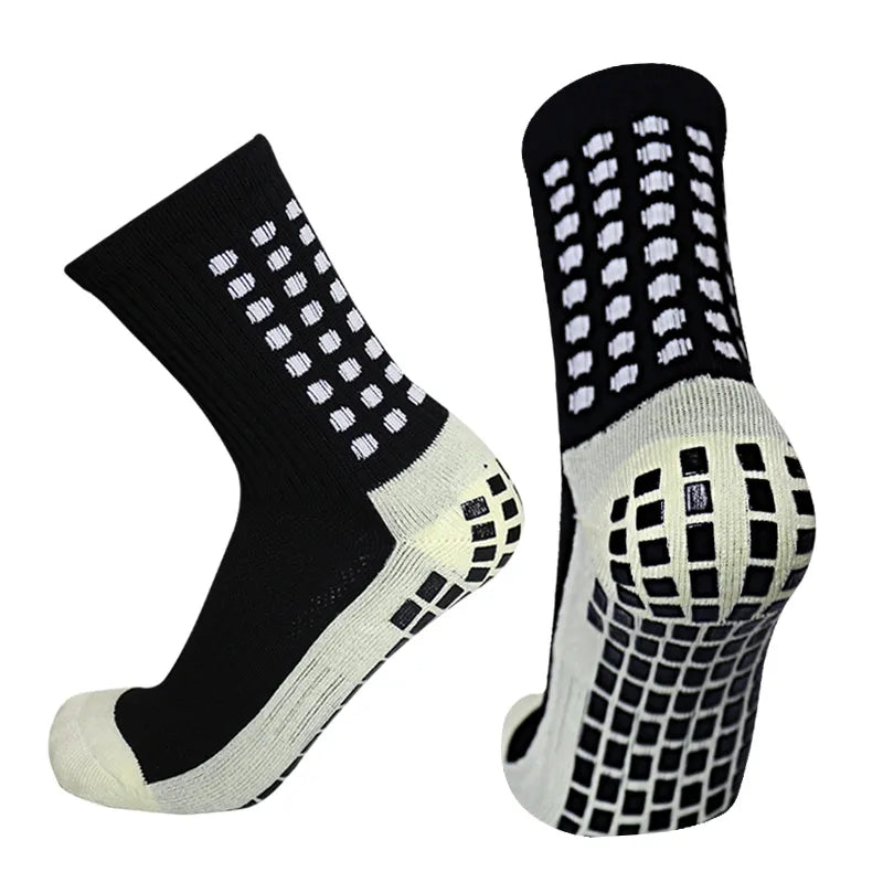 New Anti-slip Soccer Socks Men Women Outdoor Sport Grip