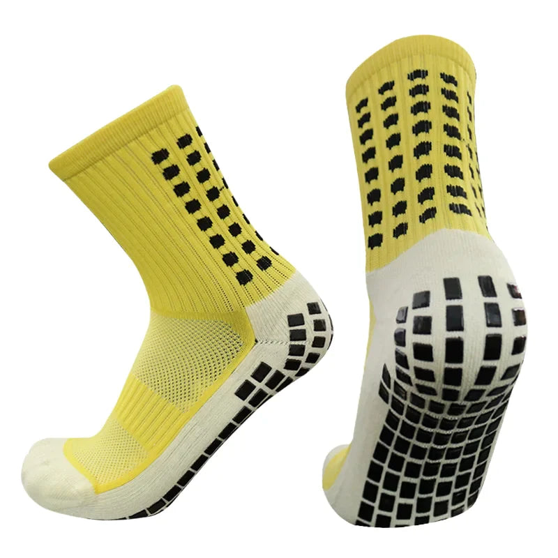 New Anti-slip Soccer Socks Men Women Outdoor Sport Grip